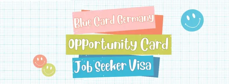 The Difference Between Opportunity Card, Blue Card, and Job-Seeker Visa Germany